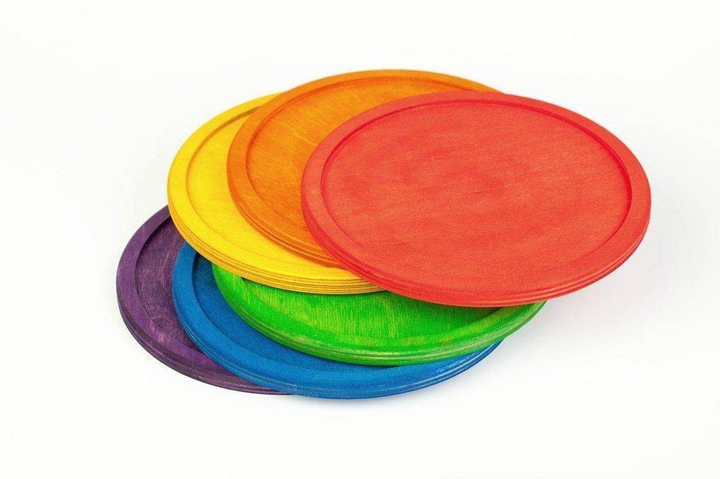 grapat - 6 rainbow dishes (17-170) - Hyggekids