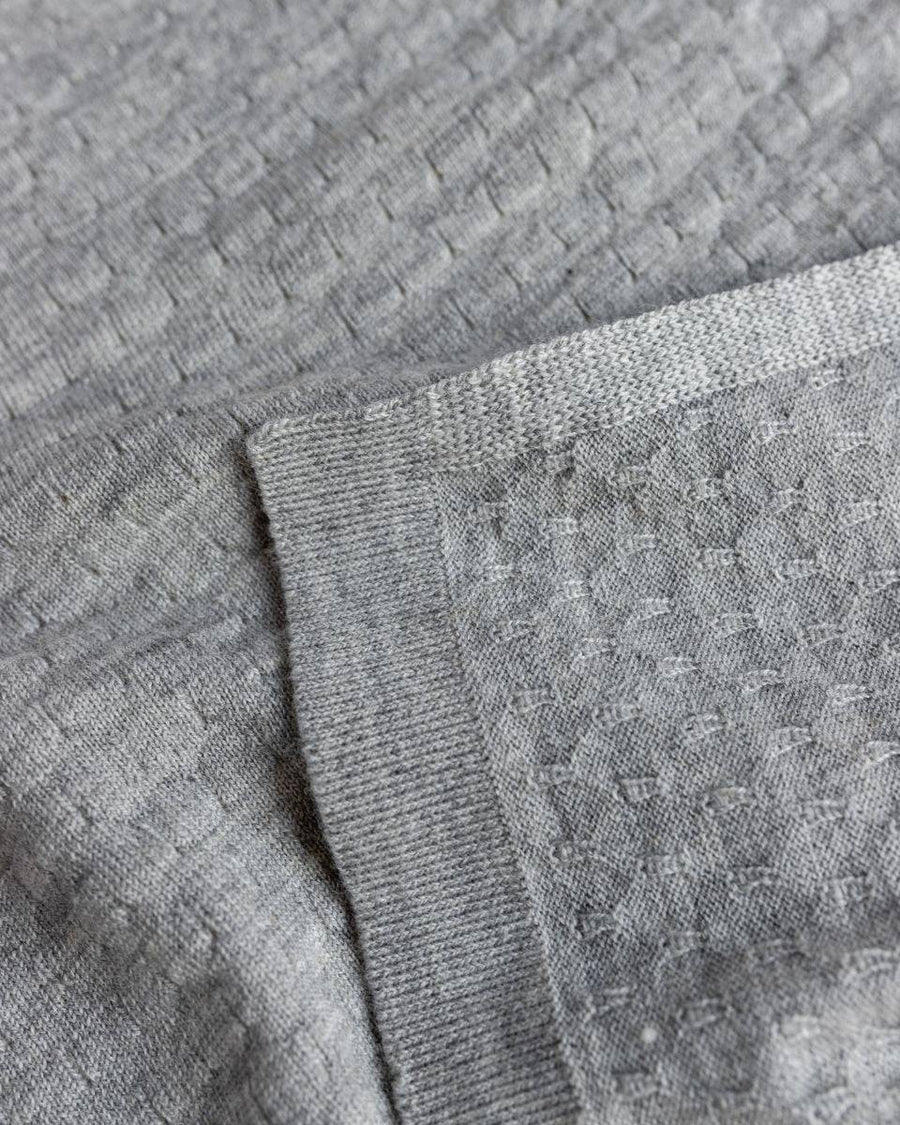 Hvid - Blanket - frankie - grey melange - Hyggekids