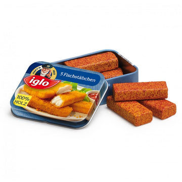 Grocery Shop - Fish Fingers Iglo in a tin - Hyggekids