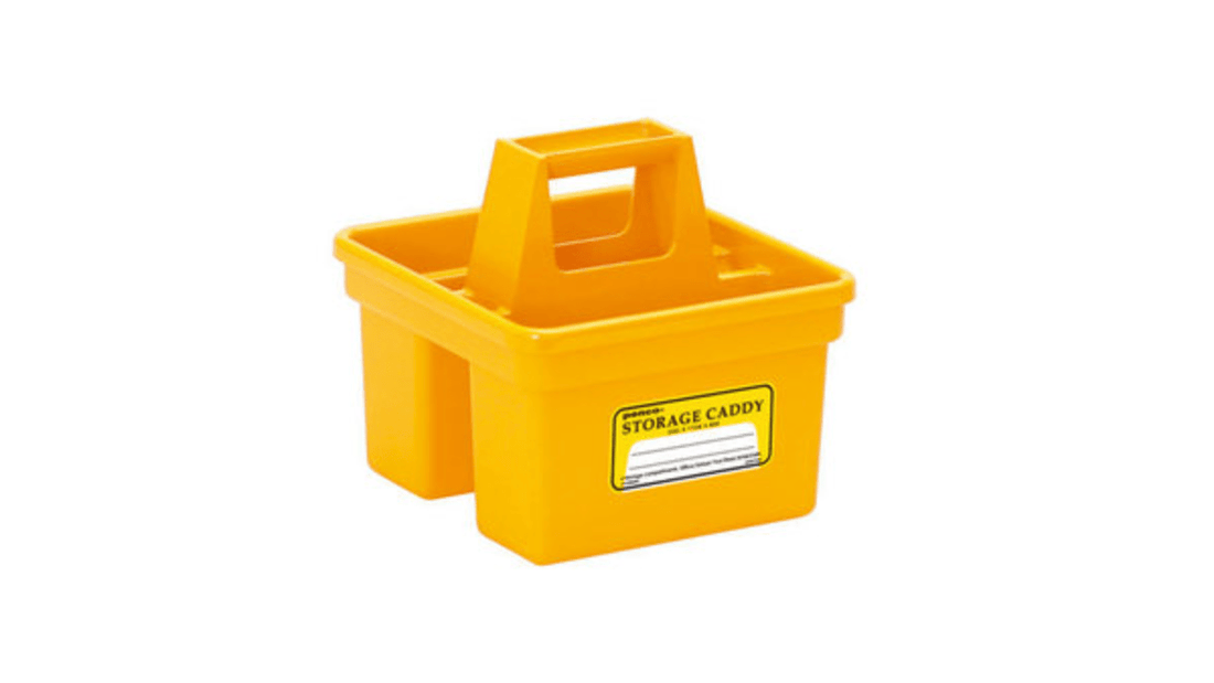 Penco - Storage container - storage caddy small - yellow - Hyggekids