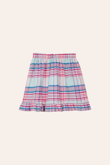 The Campamento - multicolour checked skirt - pink