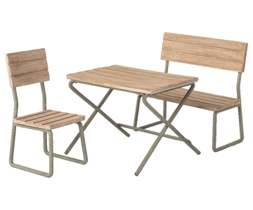 Maileg - garden set - table with chairs - Hyggekids