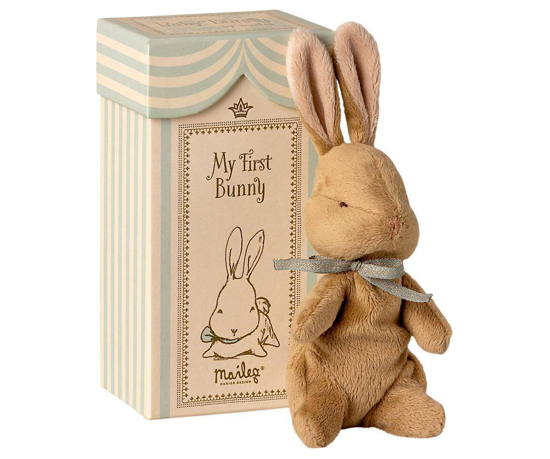 MAILEG - My first bunny in box - light blue - Hyggekids