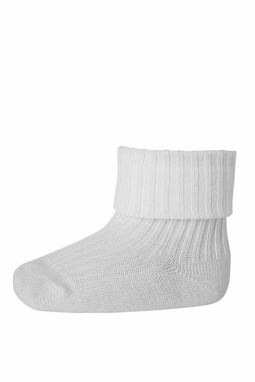 MP Denmark - ribbed cotton socks - 533 0 1 - white - Hyggekids
