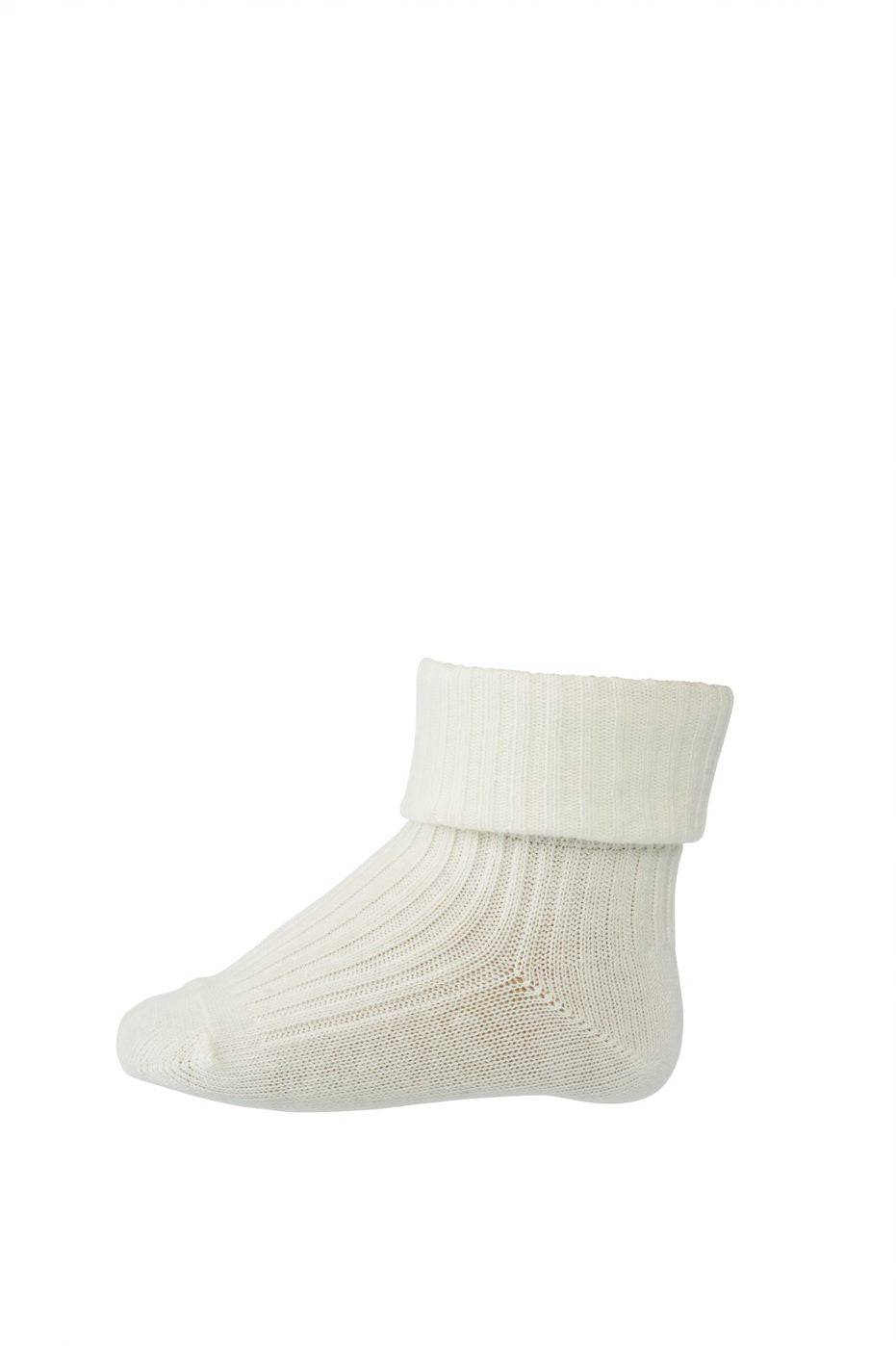 MP Denmark - ribbed cotton socks - 533 0 432 - snow white - Hyggekids