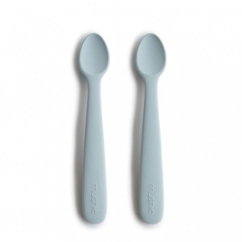 Mushie - 2 baby spoons - powder blue - Hyggekids