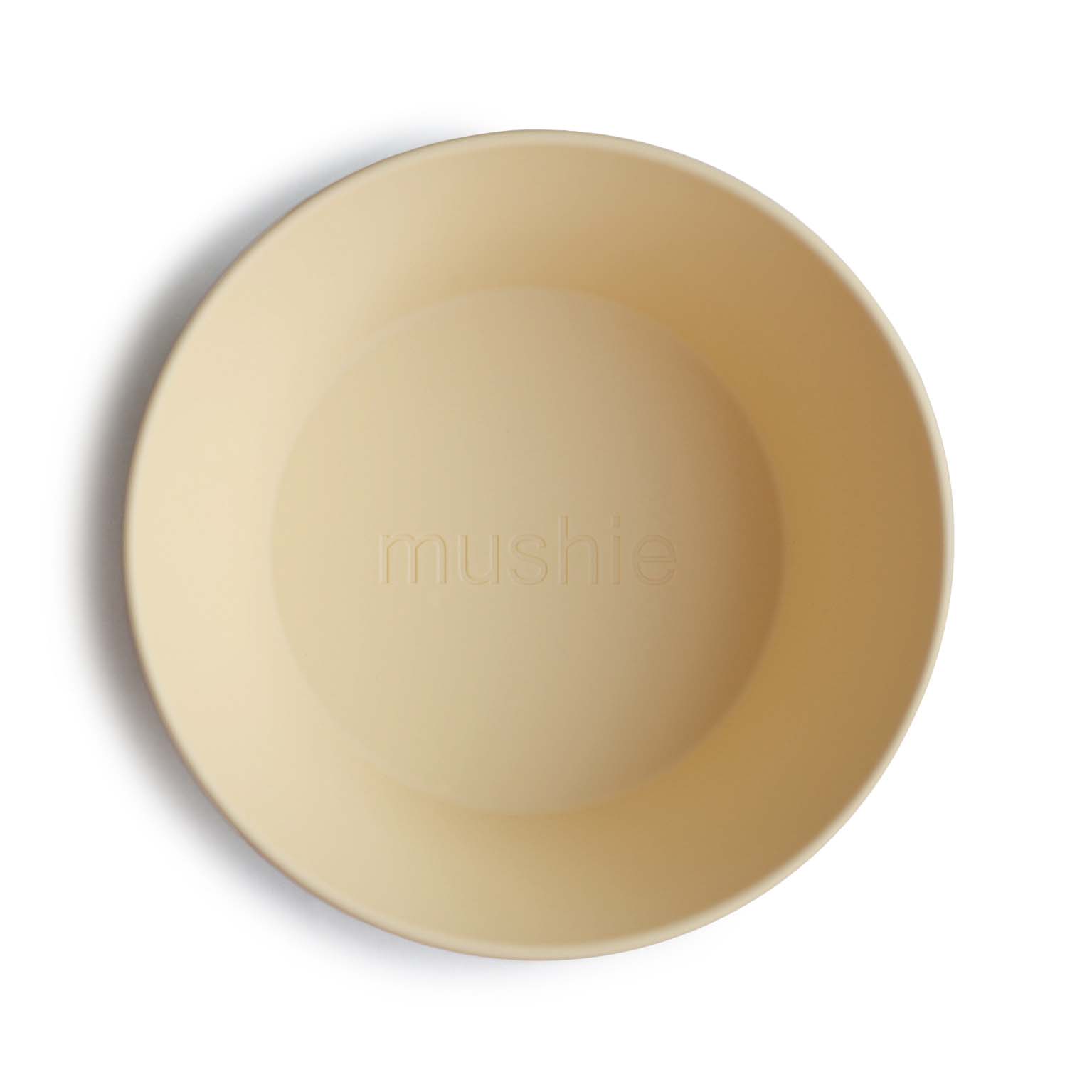 Mushie - round bowls (2PCS) - daffodil - Hyggekids