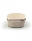 Mushie - square bowls (2PCS) - ivory - Hyggekids