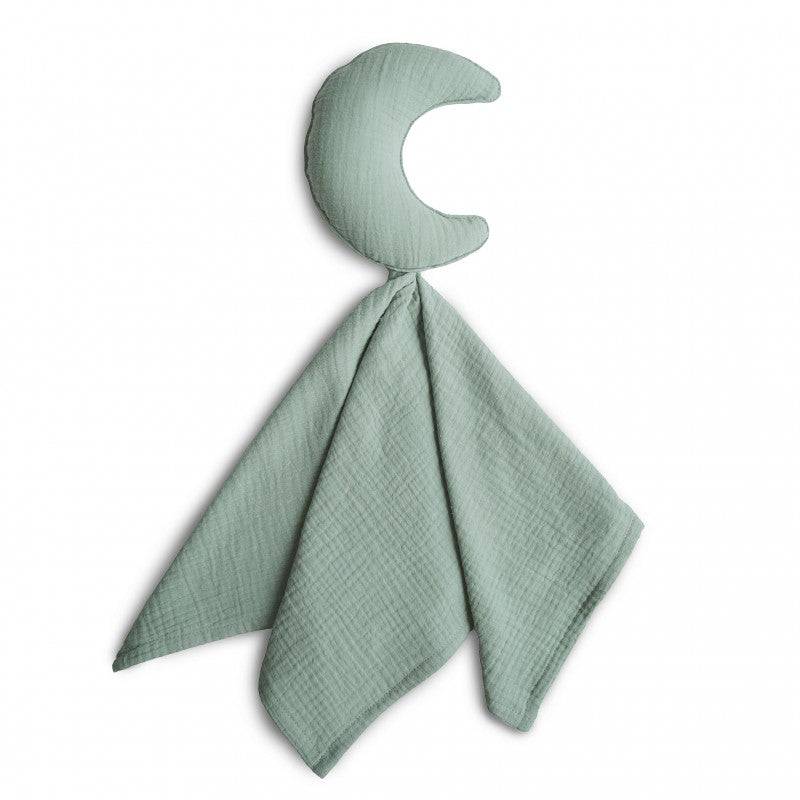 Mushie - lovey blanket - moon roman green - Hyggekids