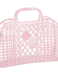 Sunjellies - retro basket - large - pink - Hyggekids