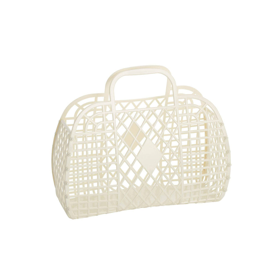 Sun Jellies - Large Retro Basket - Cream