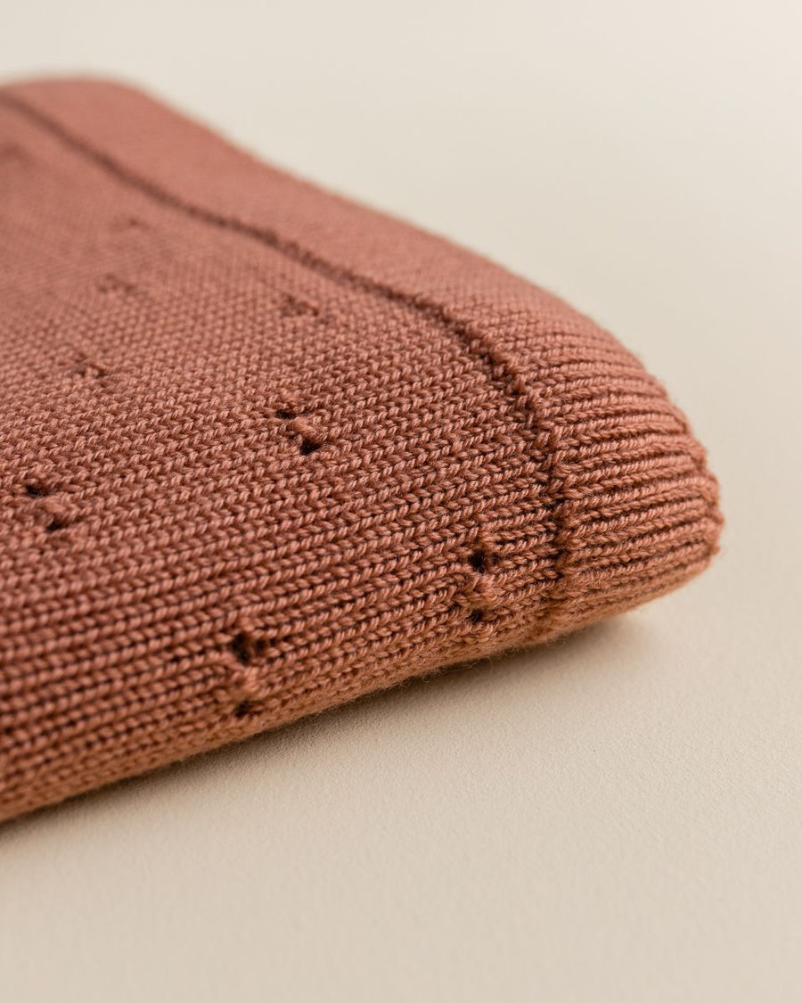 HVID - Blanket Bibi - Brick - Hyggekids